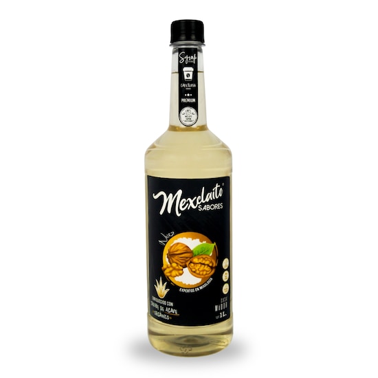 Mexclaito® Premium Jarabe/Syrop sabor Nuez 1 Litro