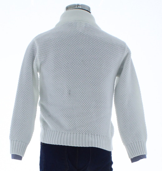Sueter Niño Tejido Blanco 2688 a 16