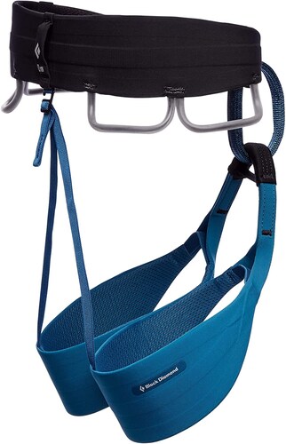 Black Diamond  - Solution Arnés para Hombre - Azul Astral - Talla Chica (S), Escalda Deportiva, Cañonismo, Multilargos