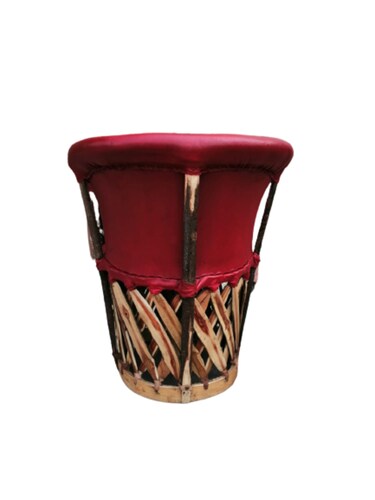 Silla Equipal Tradicional Color Tinto