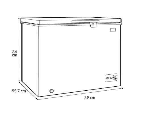 Congelador Horizontal Hisense FC70D6BWX 7 Pies Blanco ORTY34**