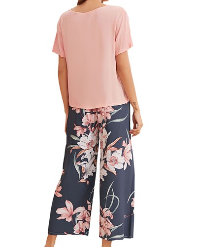 Pijama Elegante Dama Mujer  Ropa De Dormir Suave 2 Piezas
