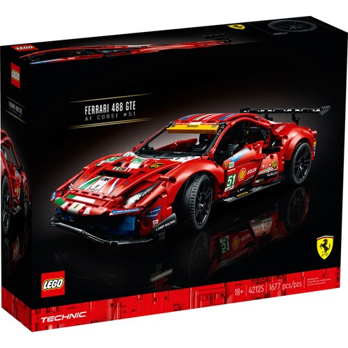 Lego - 42125 Technic Ferrari 488 GTE AF Corse  51 1677 PZAS