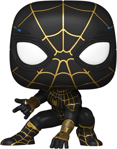 Funko Pop Marvel: Spiderman No Way Home - Spiderman Traje Negro y Dorado