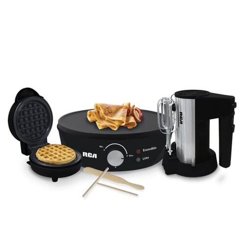 Combo Dulce RCA RC-CD Waflera, Crepera y Batidora ALB2D