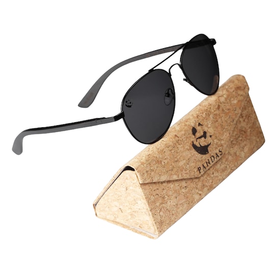 Lentes Gafas de Sol PANDAS Unisex para Hombre y Mujer Polarizados Aviador  Oscuros de Madera UV400