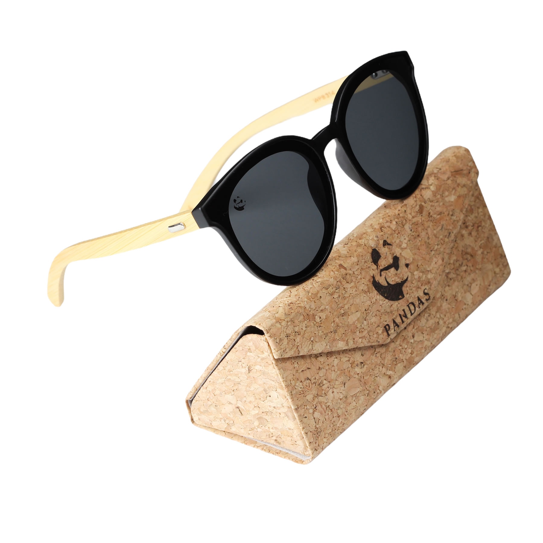 Lentes Gafas de Sol PANDAS para Mujer Dama de Madera de Bamb