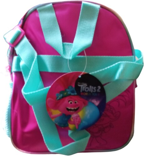 Set combo de Trolls Mochila Primaria lonchera y lapicera lentejuelas