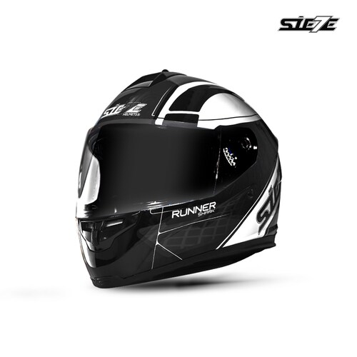 Casco Integral Completo marca SIETE modelo RUNNER SHARK