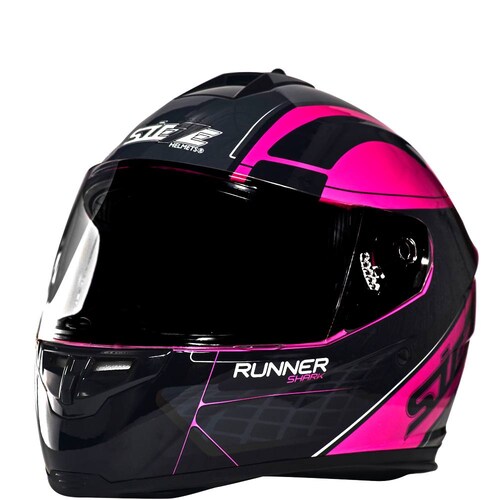 Casco Integral Completo marca SIETE modelo RUNNER SHARK