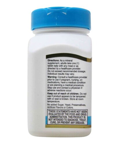 Gluconato de Potasio, 595 mg, 21ST CENTURY 