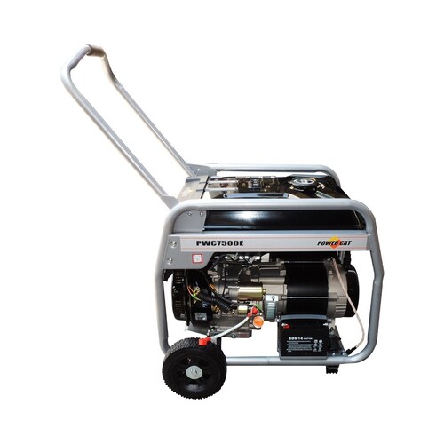 GENERADOR ELÉCTRICO Y MANUAL POWER CAT PWC7500E