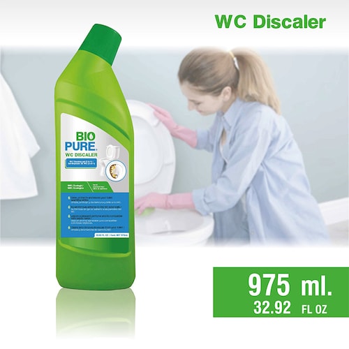 Kit Gel limpiador de WC 2 en 1 - 100% ecológico - Compatible con fosas sépticas - Incluye 3 botes con 975ml cu.