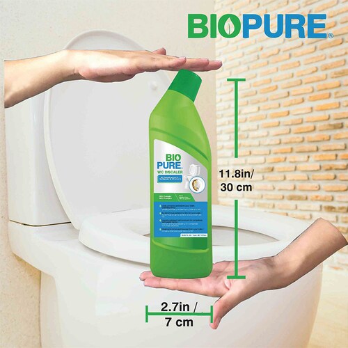 Kit Gel limpiador de WC 2 en 1 - 100% ecológico - Compatible con fosas sépticas - Incluye 3 botes con 975ml cu.