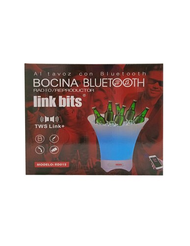 LINK BITS Bocina Bluetooth Inalámbrico Tipo Hielera