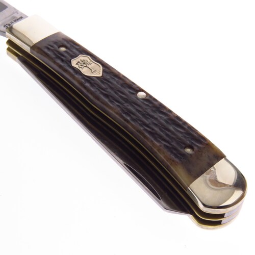 Bo112525Ab Boker Navaja Trapper Hueso Caballo Appaloosa