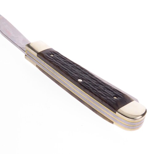 Bo112525Ab Boker Navaja Trapper Hueso Caballo Appaloosa