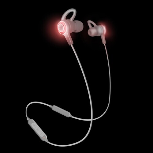 Maxell Audífonos Bluetooth con Micrófono / Mod. Halo / Iluminación / 348179 / Gris