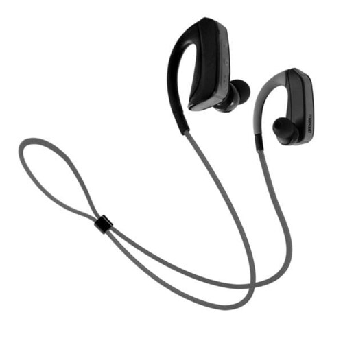 Maxell Audífono Deportivo Bluetooth / con Micrófono / Pure-Fitness / Resiste Salpicaduras / 348136 / Gris