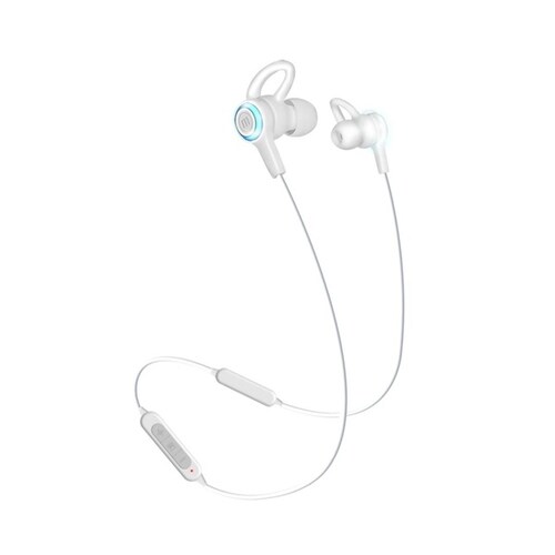 Maxell Audífonos Bluetooth con Micrófono / Mod. Halo / Iluminación / 348179 / Blanco