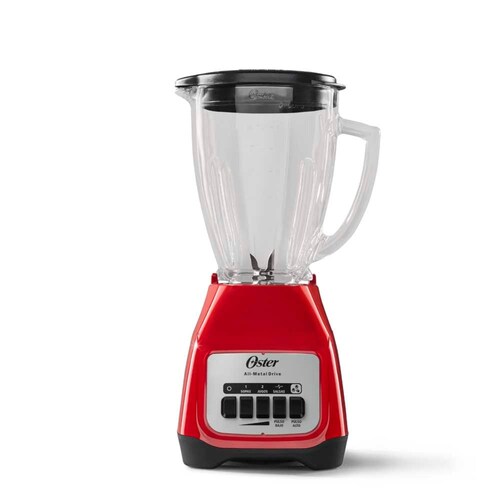 LICUADORA OSTER BLSTKAG-RPB 4 VEL VASO DE VIDRIO ROJO ORTY2*