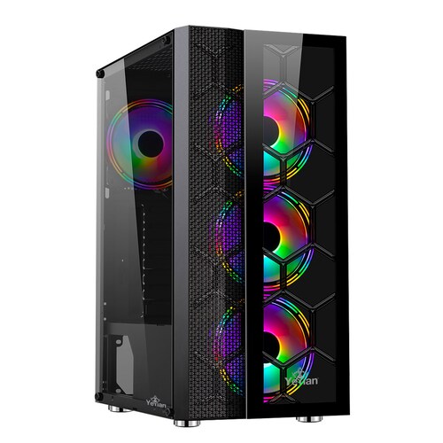 Gabinete Gamer Yeyian Rapture 2500 ATX/MATX YCH-7S3V-01BK