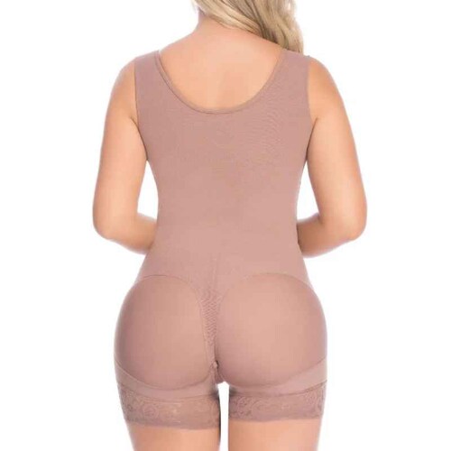 Faja Colombiana Post Operatoria Moldeadora Con Brasier Original 3 Niveles de Broches Alta Compresion