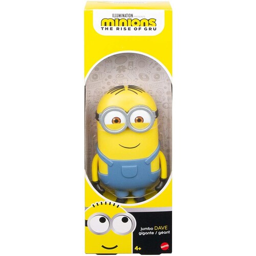 Minions Jumbo Dave Overol Articulación En Brazos 