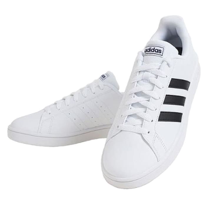 TENIS ADIDAS GRAND COURT BASE BLANCO NEGRO HOMBRE EE7904