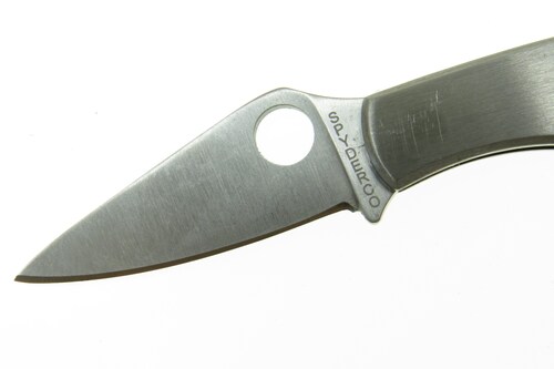 Sc133P Spyderco Bug Navaja Mini Punta Drop Inoxidable.