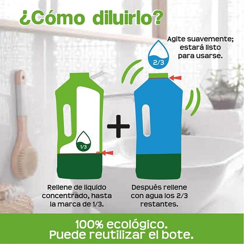 BIOPURE Tratamiento contra Malos olores en tuberías, coladeras, drenajes - Mezcle 1/3 parte de Odour Stop Concentrado con 2/3 partes de agua antes de usar - Baño y Cocina - Elimina olores y Evita obstrucciones en lavabos, fregaderos, regaderas - Odour Stop Concentrado (1.5 litros)