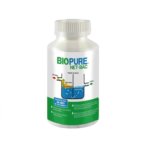 Tratamiento Contra Malos Olores En Trampas De Grasa BIOPURE NET-BAC 120 Capsu