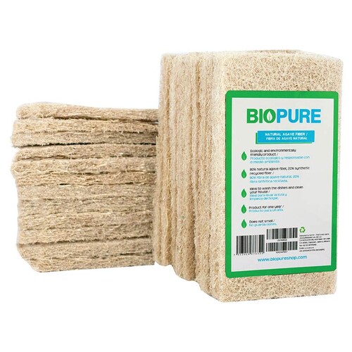 Fibras biodegradables para cocina (24 piezas) - BIOPURE 