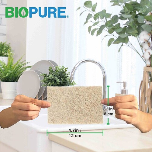 Fibras biodegradables para cocina (24 piezas) - BIOPURE 