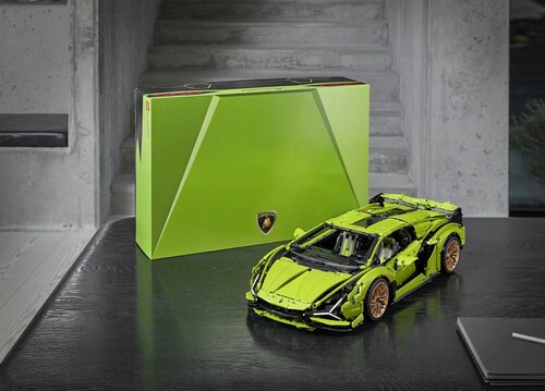 Lego Technic Auto Lamborghini verde sian fkp 37
