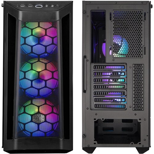 Gabinete Cooler Master MasterBox MB511 ARGB USB3 3 Ventiladores Vidrio Templado MCB-B511D-KGNN-RGA