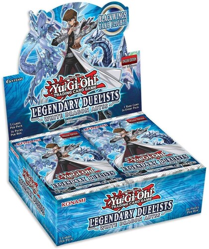 YUGIOH DUELISTAS LEGENDARIOS DRAGON BLANCO DEL ABISMO CAJA CON 36 SOBRES - KONAMI
