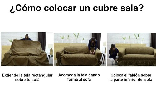 Cubresalas Juego Completo Amarillo | Fundas Para Sillones
