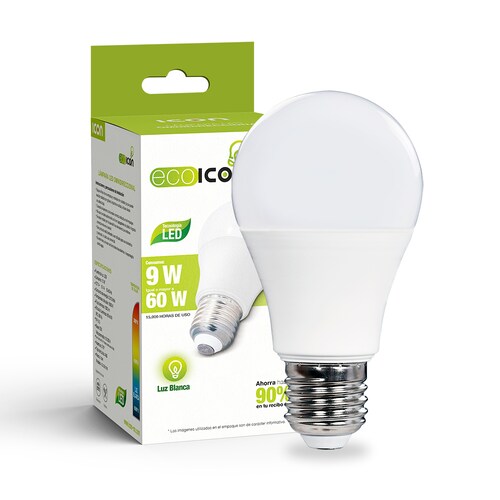 Foco Eco Icon Led Ahorrador Consume 9w Alumbra 60w Luz Fría