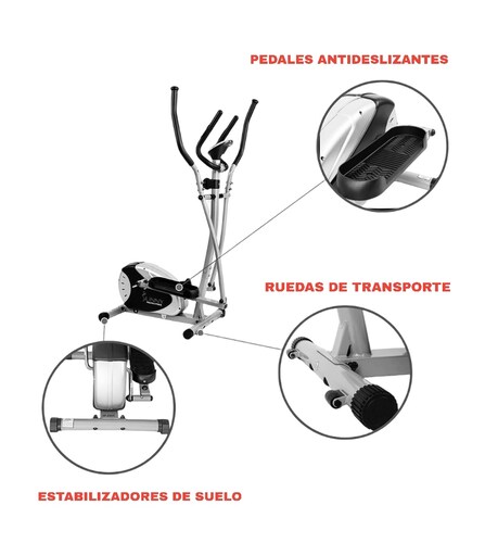 Bicicleta Elíptica Resistencia Magnética Sunny Health & Fitness SF-E905.