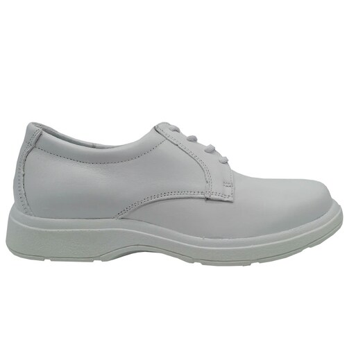 Zapato Enfermería 20hrs 206 Blanco Piel Hombre Enfermero Cómodo