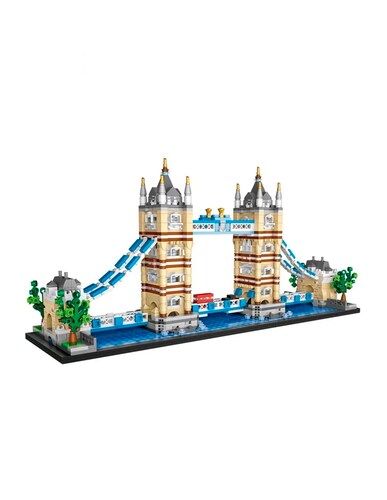 Kit Construcción 3d Bloques Puente Torre Londres Juguete Niños Multicolor Loz