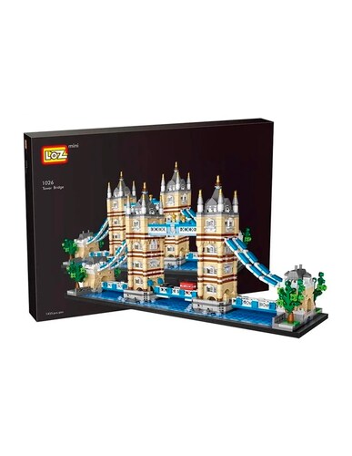 Kit Construcción 3d Bloques Puente Torre Londres Juguete Niños Multicolor Loz