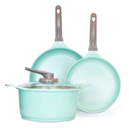 JADE PAN DELUXE JUEGO DE SARTENES JADE ANTIADHERENTE INDUCCIÓN COOK.