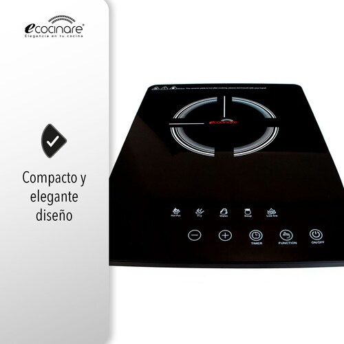 Parrilla Inducción Eléctrica Empotrable Ecocinare Individual