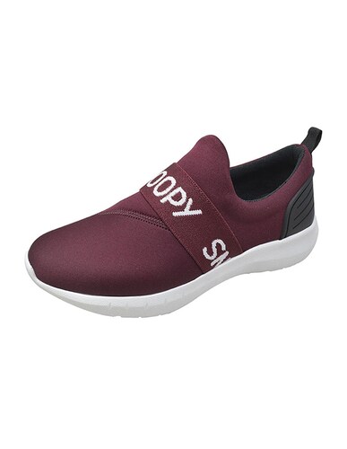 Tenis Sneakers Snoopy PEANUTS slip on para Dama PN-302