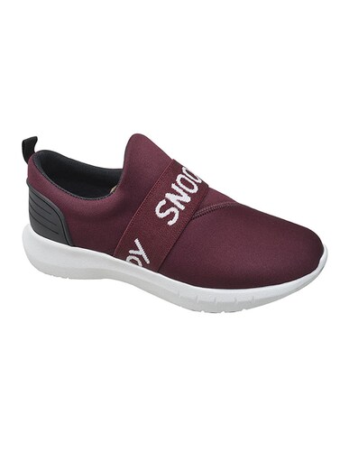 Tenis Sneakers Snoopy PEANUTS slip on para Dama PN-302