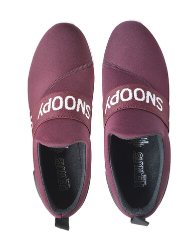Tenis Sneakers Snoopy PEANUTS slip on para Dama PN-302