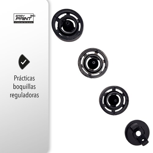  EASY PAINT-PRO PISTOLA PORTÁTIL PARA PINTAR DE 600W CON BOQUILLAS REGULADORAS