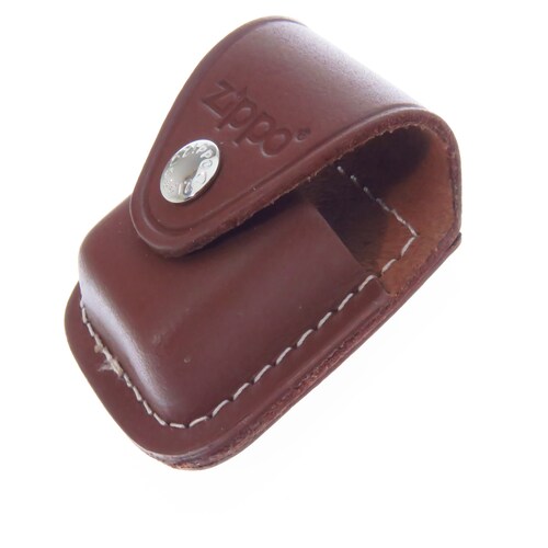 Zo17020 Zippo Funda De Piel Café Para Encendedor Estandar